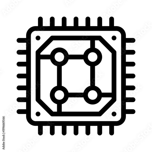 processor line icon