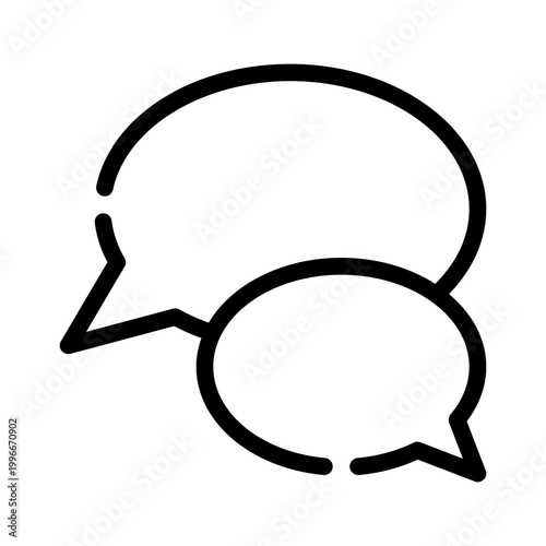 conversation line icon