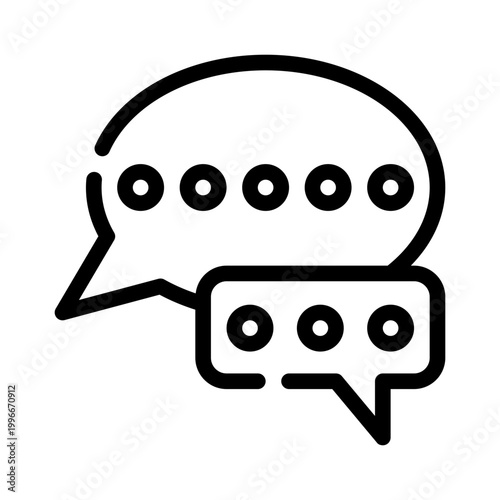 chat line icon