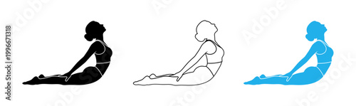 Seated forward fold yoga pose silhouette a peaceful and flexible practice