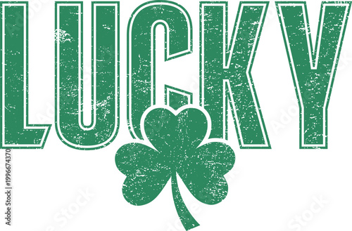 160. Lucky SVG, St Patricks Day SVG, Shamrock SVG