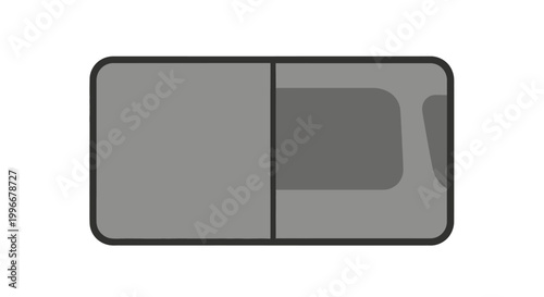 Top View of Camper Van Floorplan