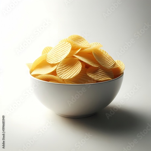 Crispy potato chips