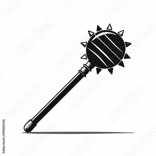 Medieval Spiked Mace Weapon Icon