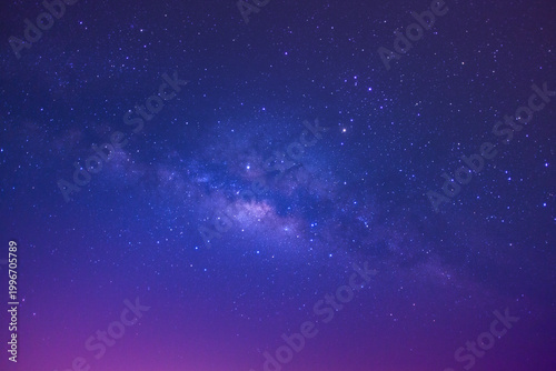 Night sky space background, Starry universe in dark  sky, Milky way galaxy with stardust field in deep universe