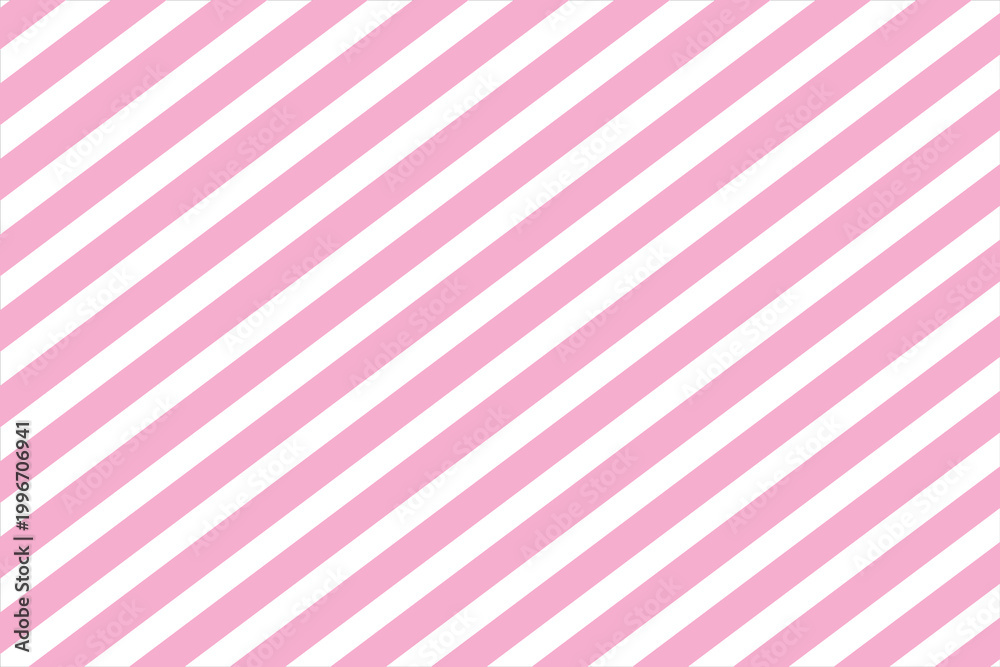 Fototapeta premium Pink stripes on white background. Striped diagonal pattern Vector illustration of Seamless background Christmas or winter theme Geometric pattern Background with slanted lines. eps 10