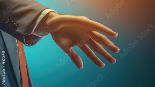 Extend a hand towards a future of professional collaboration and success.