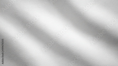 Abstract white leather texture with soft waves and elegant lighting creating a clean and luxurious surface