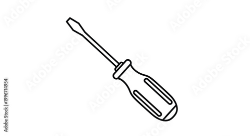 screwdriver silhouette on transparent background high quality professional