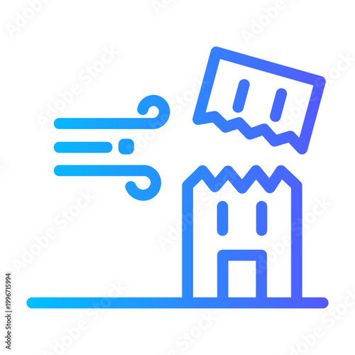 hurricane gradient icon