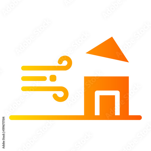hurricane gradient icon