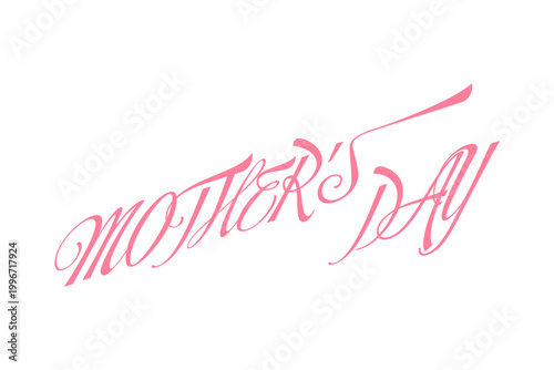 MOTHER'S DAY - 母の日を祝うシンプルなロゴマーク、Mother's Day
