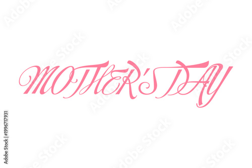 MOTHER'S DAY - 母の日を祝うシンプルなロゴマーク、Mother's Day
