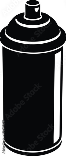 vector illustration of a can of paint