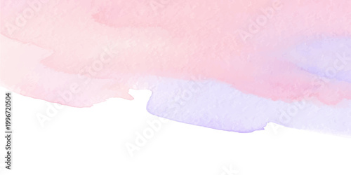 A vintage grunge banner design featuring a pink sponge texture and cotton swabs framed by a ripped blank paper sheet with torn edges and a hole on an old cardboard backdrop