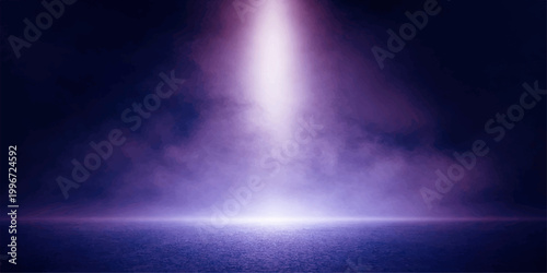 A dramatic blue cloudscape with bright white texture forms an abstract heaven backdrop of light blue sky and clouds