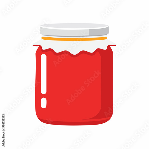 Jar of Red Jam or Jelly