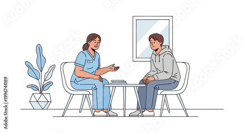 People talking, business meeting, office conversation, coworking space