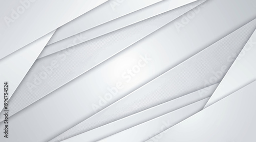 A modern abstract background with white and gray geometric shapes