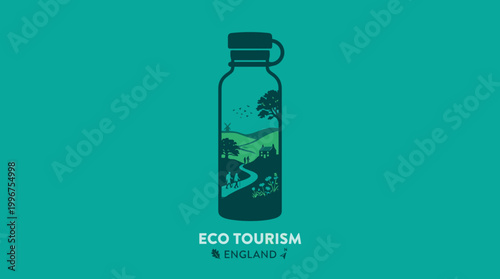 Eco tourism in England promotes sustainable travel through beautiful landscapes