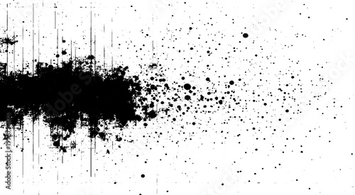 Fotografi Grunge dust overlay, scattered speckle particles and dirty xerox noise
