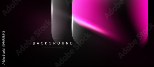 Abstract gradient background. Pink, black hues blend smoothly. Modern design, minimalist aesthetic. Text reads BACKGROUND. Dramatic lighting creates depth.