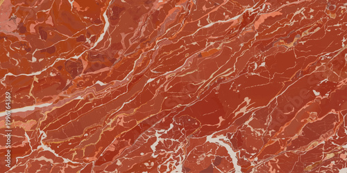 A macro texture pattern of fresh raw beef steak and juicy red caviar slices creates a healthy abstract citrus orange and pink grapefruit fruit cut