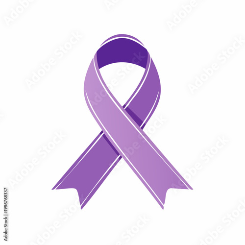 Purple Awareness Ribbon