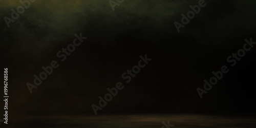 A dark grunge background with a textured night sky featuring a bright moon amidst black clouds and smoky dust patterns