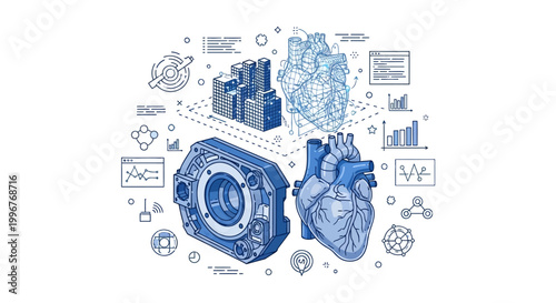 Medical Technology Heart Camera Device.