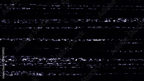 Switch On Off Tv Noise 4K Analog Glitch Static Background for Old Television Effect 4k video animation seamless loop