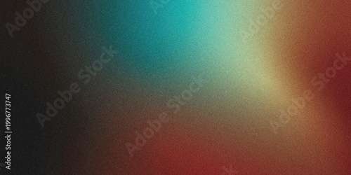 Crimson red, dark salmon, teal, and black radiant curves ascending smoothly from a rich dark bottom base over a lightly grainy textured backdrop with soft shining highlights, elegant stylish abstract 