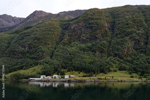 Fantastic landscape of Bremangerlandet, Norway  