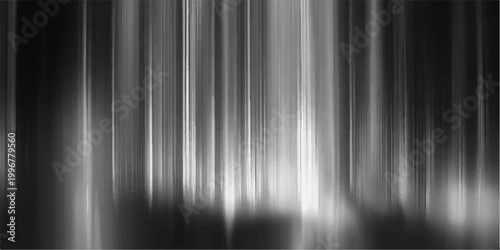 Brushed silver metallic lines create a shiny gray chrome texture on a dark abstract black and white background with a sleek aluminum steel plate design