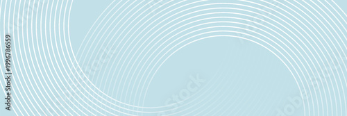 Modern abstract background. Shiny white gradient circle lines. Minimal geometric pattern. Simple graphic element. Futuristic concept. Suit for cover, poster, banner, brochure, flyer, header, website