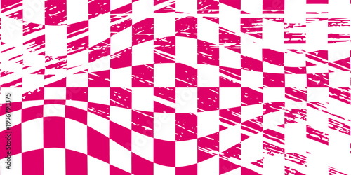 Pink white tablecloth pattern lines. Gingham seamless pattern. Christmas backgroound. Strokes texture for textile shirt plaid, tablecloth, cloth, blanket, paper, makeup. Checkered print.