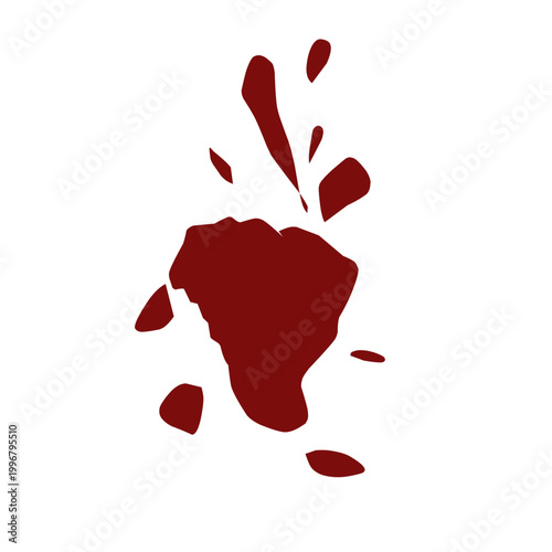 Blood Splash Vector