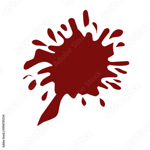 Blood Splash Vector