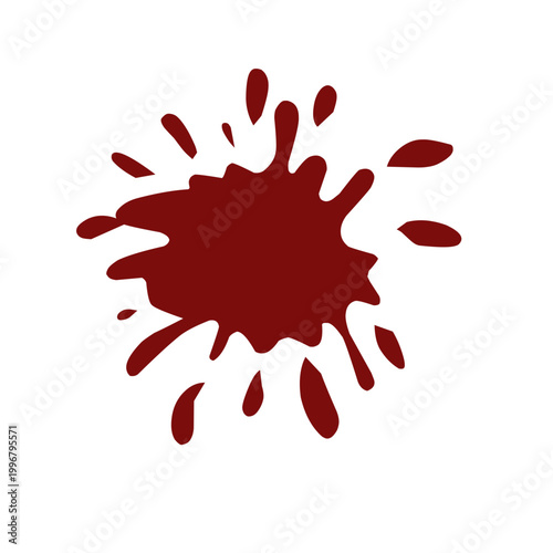 Blood Splash Vector