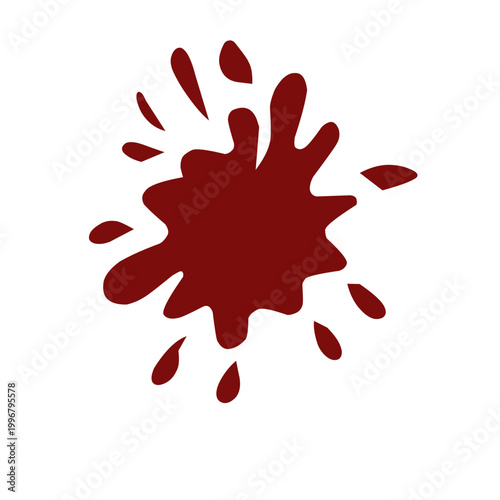 Blood Splash Vector