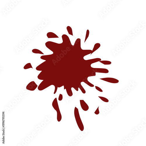 Blood Splash Vector