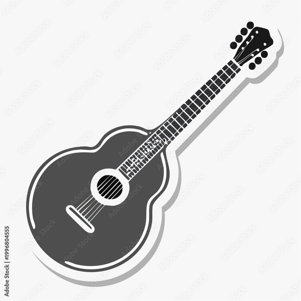 Fototapeta premium Acoustic Guitar Icon