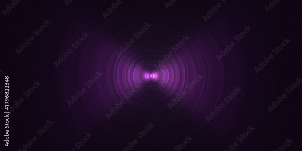 Fototapeta premium Vibrant purple light tunnel effect background