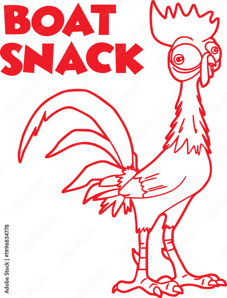 Obraz premium Boat Snack svg, Hei Hei Boat Snack svg, Hei Hei SVG