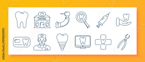 Media set icon. Camera, microphone, play, pause, picture, frame, thumb up, light, computer, video, recording, broadcast, journalism, film, production, content, live, edit, screen, audio