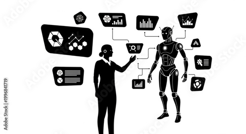 Vector illustration of shopping icons including cart bag basket and retail symbols for e commerce and online store concepts