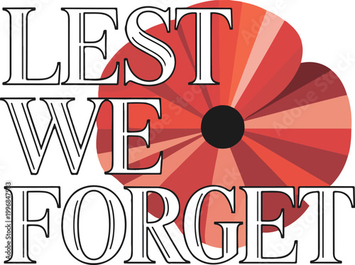 Remembrance poppy flower head with layered petals and dark seed core.