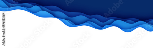 Eco texture surface wallpaper seaweed environment and cartoon bottom creative deep. Background paper diagonal river and papercut topographic blue white. Template curve save the ocean day layer water.