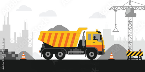 construction trucks for transporting