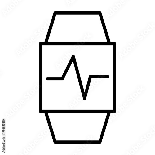 Fitness Tracker linear icon